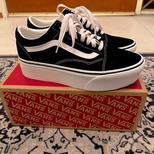 Vans old skool stackform size 8.5